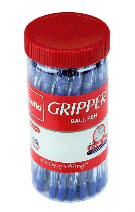 Cello Gripper Ball Pen 25 Pens Jar Blue Ball Pens With - Etsy