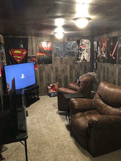 3 bedroom house and had a baby so she took the game room... so I built ...