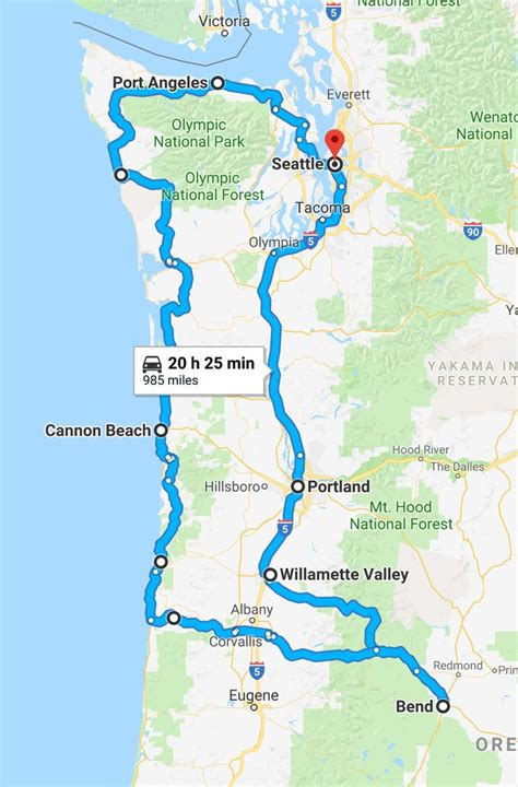 Pacific NorthWest 9-day Road Trip! Could anyone in r/travel help review ...