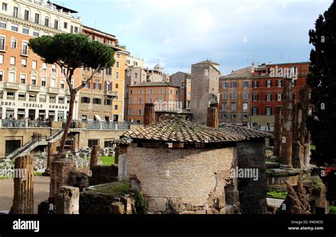 The ruins of the Theatre of Pompey - where Julius Caesar was ...