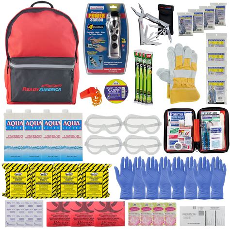 Buy Ready America 72 Hour Deluxe Emergency Kit, 4-Person 3-Day Backpack ...