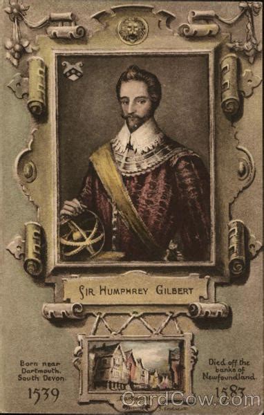 Sir Humphrey Gilbert Royalty Postcard