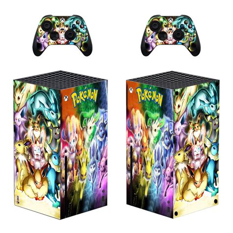 Xbox Series S X Slim Console Controller Skin Decal Stickers Eeveelution ...