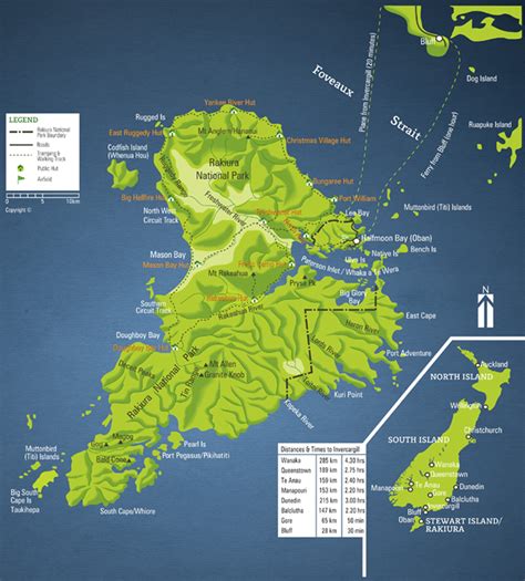 Stewart Island Maps and Brochure