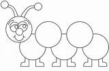Coloring Pages For Very Hungry Caterpillar  Top sketch template