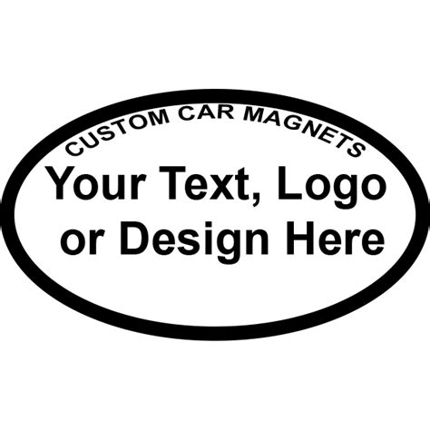 Custom Oval Magnet – Personally Yours Creations LLC