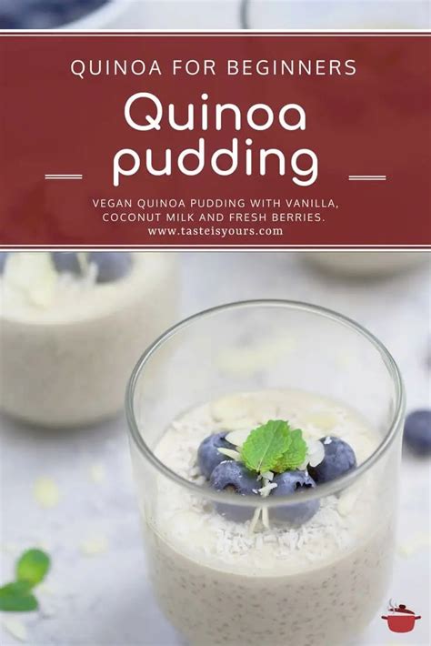 Quinoa pudding with vanilla, coconut milk and fresh berries [VeGaN ...