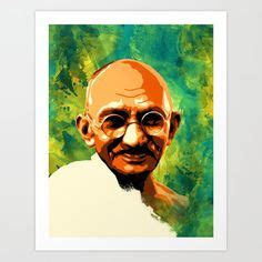 23 Inspirational Mahatma Gandhi Images With Quotes For Whatsapp DP | Human painting, Original ...