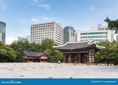 Seoul Traditional Architecture Stock Photo - Image of pagoda, building ...