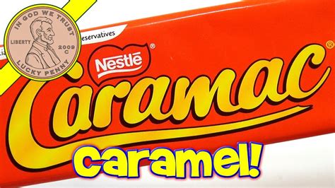 Nestle Caramac Caramel Flavored Bar - UK Candy Sampler - YouTube