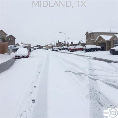 ABC13 Weather - Midland is now officially coming in with... | Facebook