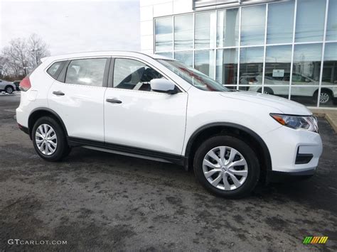 2017 Glacier White Nissan Rogue S AWD #124822039 | GTCarLot.com - Car Color Galleries