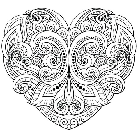 Heart And Key Coloring Pages at GetColorings.com | Free printable colorings pages to print and color