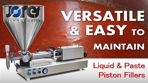 How Liquid and Paste Piston Fillers Work - High Accuracy Volumetric ...