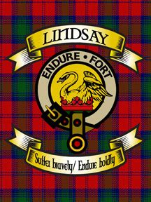 Lindsay Clan Tartan | Original Metal Sign Company