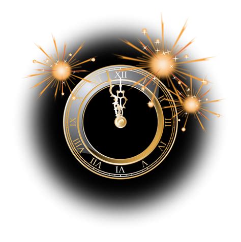 Free Clipart: New Year Clock | gnokii