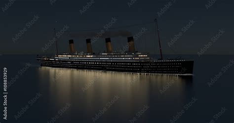 Titanic Night 4K FX Stock Illustration | Adobe Stock