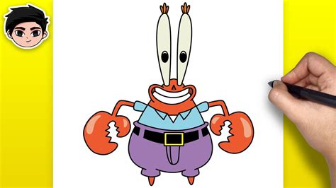 How to Draw Mr. Krabs from SpongeBob SquarePants | Easy Step-by-Step ...