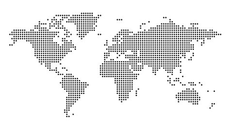 Vector Dotted World Map Stock Illustration Stock Illustration - Download Image Now - iStock