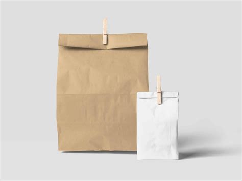 Free Paper Bag Mockup (PSD)