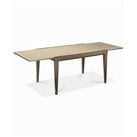 Calligaris Glass Top Extendable Dining Table - AptDeco