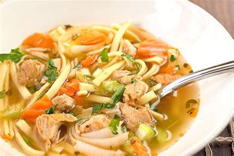 Old-Fashioned Chicken Noodle Soup | FaveHealthyRecipes.com