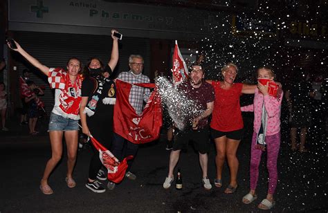 The Scenes Outside Anfield As Liverpool Become Champions - SoccerBible