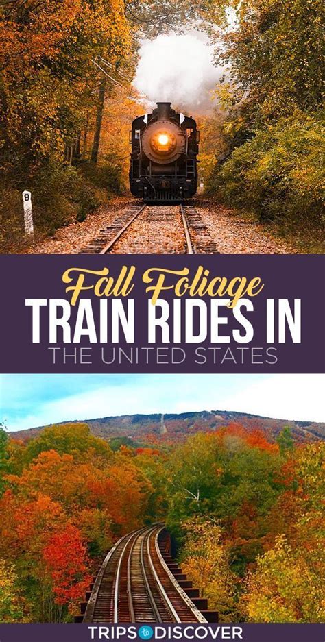 11 of The Best Fall Foliage Train Rides in the U.S. | Fall travel ...