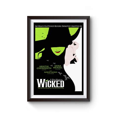 Wicked The Musical Poster