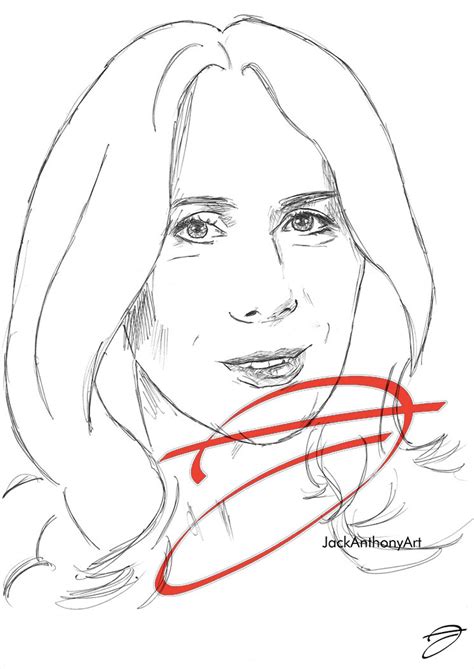 Catherine Tate as Donna Noble Pen Sketch Print - Etsy