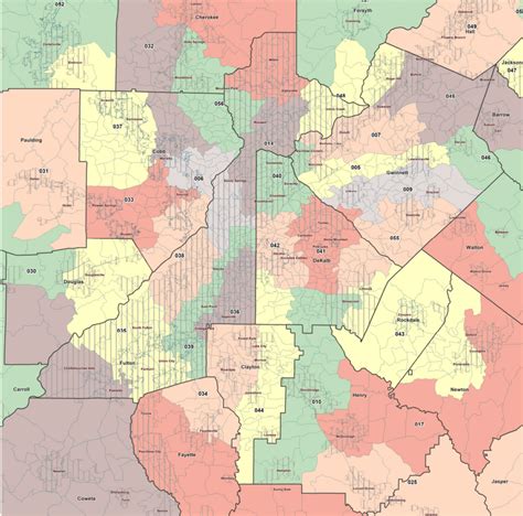 Georgia State Senate Map - Kial Selina