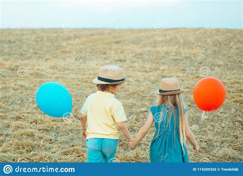 Friendship Child Concept. Happiness and Fun Kids Stock Photo - Image of countryside, friendship ...