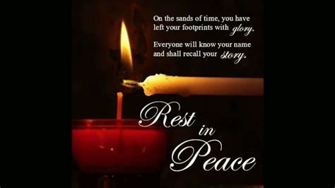 Free Rest in Peace candle profile picture in facebook - YouTube