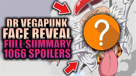 VEGAPUNK FACE REVEAL (Full Summary) / One Piece Chapter 1066 Spoilers ...