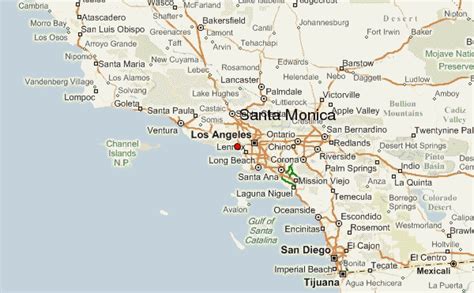 Venice Beach Map Santa Monica California Mappery