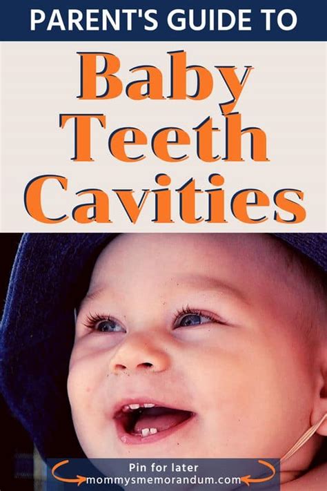 Baby Teeth Cavities: What Can You Do? • Mommy's Memorandum