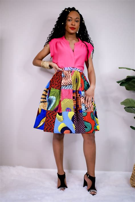 23 Hottest African Print Skirts for Women in 2021 & Where to Get them | African print skirt ...