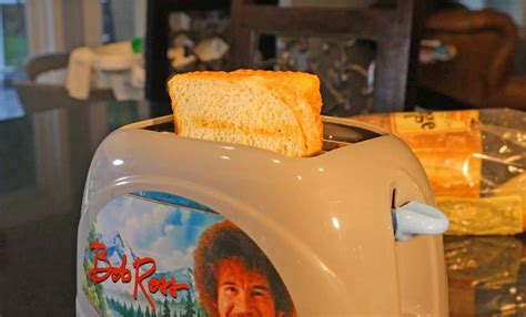 Bob Ross Toaster Toasts Bob Ross' Face Onto Toast