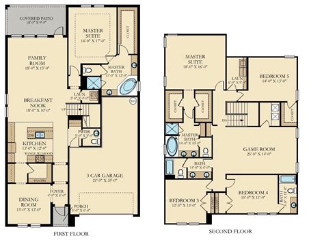 Country Club Floor Plans at Champions Gate, Orlando Florida