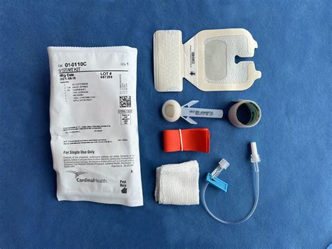 IV Start Kit with Extension Set, Tegaderm Dressing, and ChloraPrep – IV ...