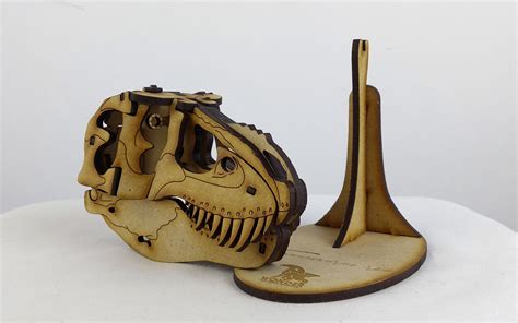 T. rex Skull 3D Wooden Puzzle – Wonder Artistic Models