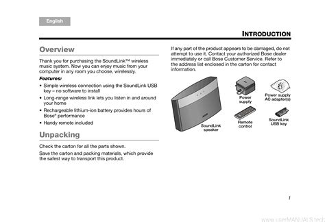 Bose Nc 700 User Manual