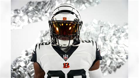 bengals color rush with white helmet - Chun Nall