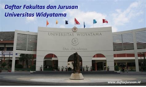 Daftar Fakultas dan Jurusan UTAMA Universitas Widyatama Bandung Terbaru - Daftar Jurusan