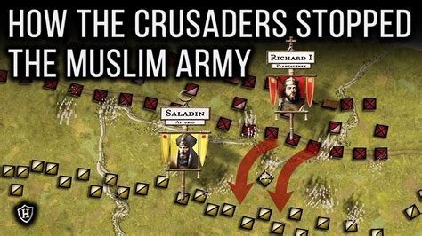 Battle of Arsuf, 1191 ⚔️ How did the Crusaders stop Saladin's Muslim Army? ⚔️ Third Crusade ...