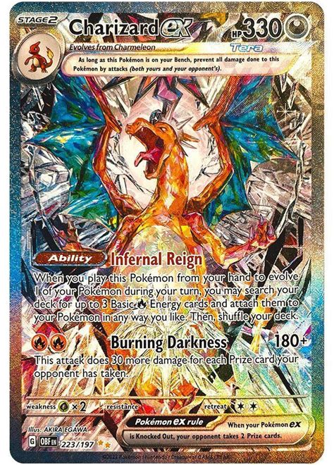 OBSIDIAN FLAMES Pokemon Cards YOU CHOOSE All Ultra Rares Alt Arts Near ...