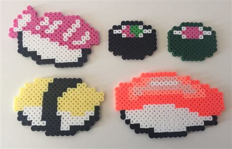 Sushi Set Perler Bead