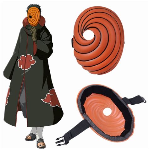 Anime Tobi Obito Akatsuki Ninja Madara Uchiha Cosplay Mask Halloween P ...