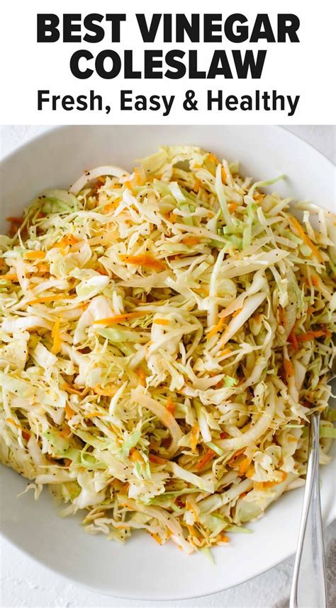 Best vinegar coleslaw recipe no mayo – Artofit