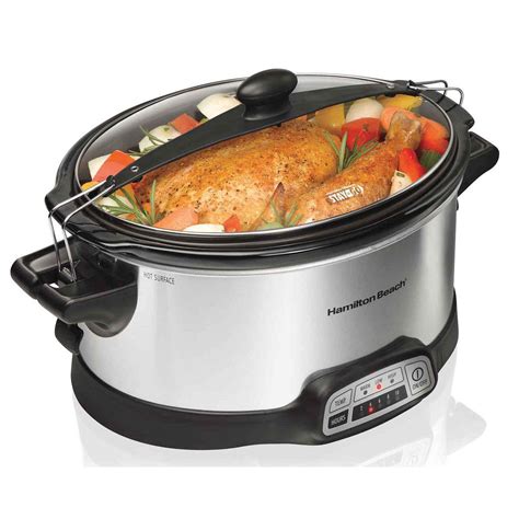 Programmable Stay or Go® 6 Qt Slow Cooker | HamiltonBeach.com